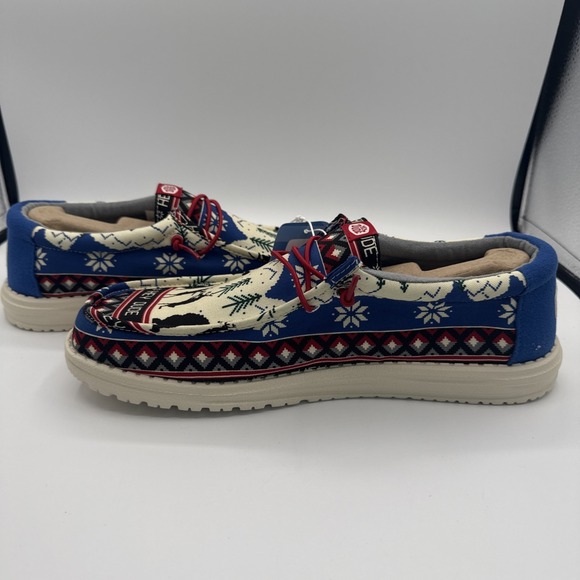 Hey Dude Wally‎ Holiday Cheers - Holiday White/Multi Sz Mens 12 main image 7